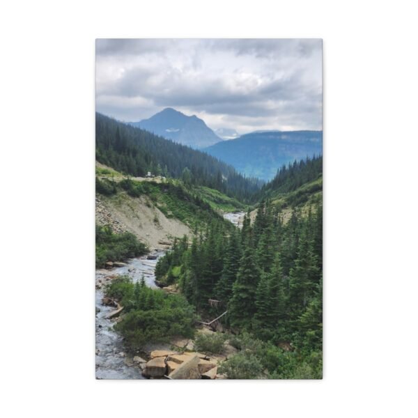 Nature Canvas Wall Art | Stunning Mountain River Scene for Modern Living Spaces