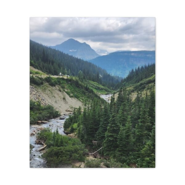 Nature Canvas Wall Art | Stunning Mountain River Scene for Modern Living Spaces