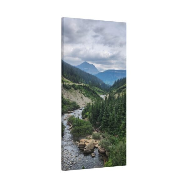 Nature Canvas Wall Art | Stunning Mountain River Scene for Modern Living Spaces