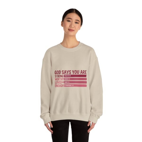 God Says You Are Crewneck | Christian Valentine Day Gifts