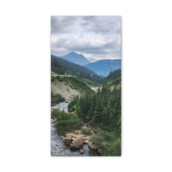 Nature Canvas Wall Art | Stunning Mountain River Scene for Modern Living Spaces