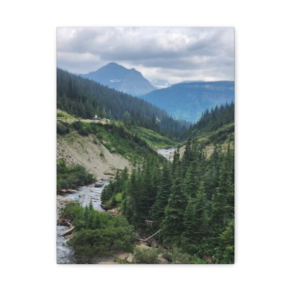 Nature Canvas Wall Art | Stunning Mountain River Scene for Modern Living Spaces