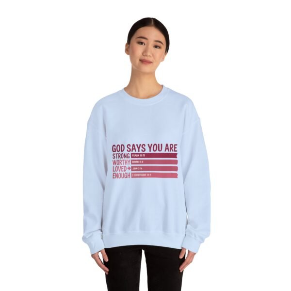God Says You Are Crewneck | Christian Valentine Day Gifts