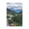 Nature Canvas Wall Art | Stunning Mountain River Scene for Modern Living Spaces