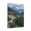 Nature Canvas Wall Art | Stunning Mountain River Scene for Modern Living Spaces
