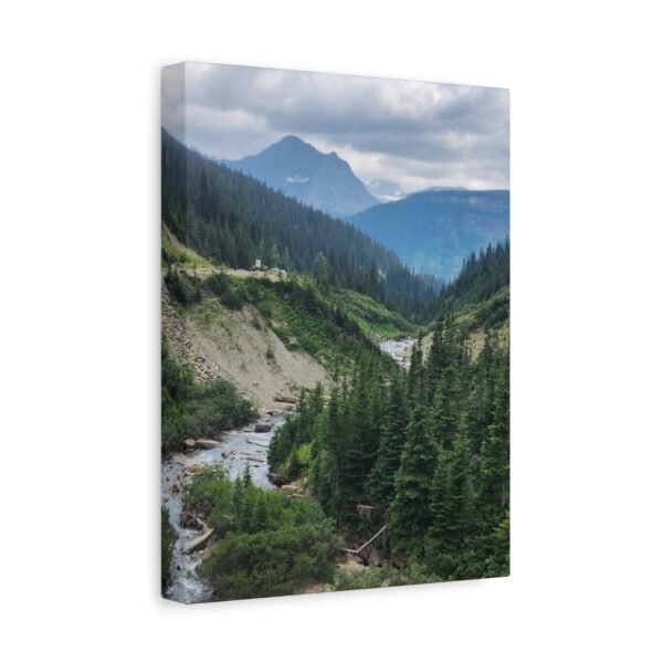 Nature Canvas Wall Art | Stunning Mountain River Scene for Modern Living Spaces