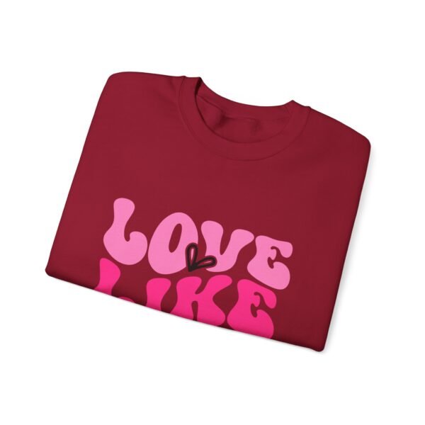 Christian Valentine’s Day Crewneck | Love Like Jesus Design