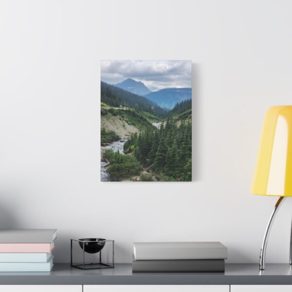 Nature Canvas Wall Art | Stunning Mountain River Scene for Modern Living Spaces