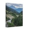 Nature Canvas Wall Art | Stunning Mountain River Scene for Modern Living Spaces