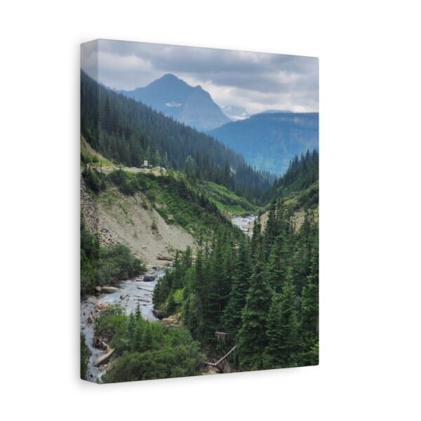Nature Canvas Wall Art | Stunning Mountain River Scene for Modern Living Spaces