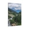 Nature Canvas Wall Art | Stunning Mountain River Scene for Modern Living Spaces