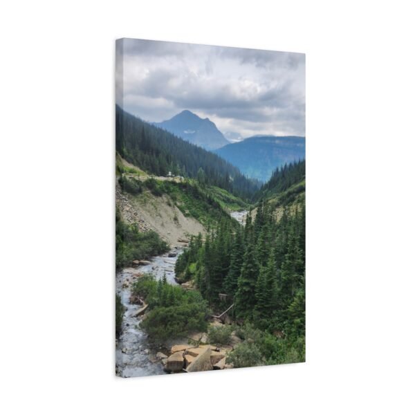 Nature Canvas Wall Art | Stunning Mountain River Scene for Modern Living Spaces