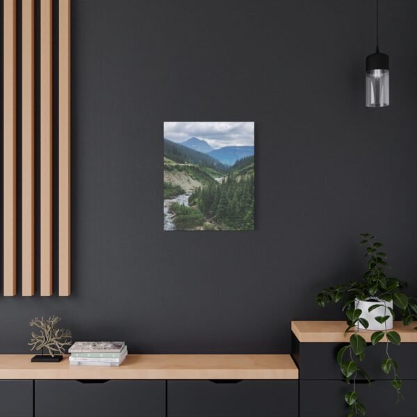 Nature Canvas Wall Art | Stunning Mountain River Scene for Modern Living Spaces