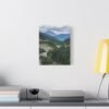 Nature Canvas Wall Art | Stunning Mountain River Scene for Modern Living Spaces