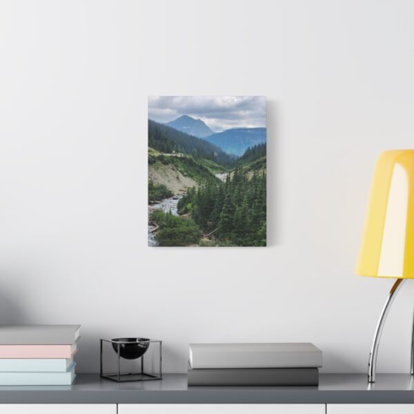 Nature Canvas Wall Art | Stunning Mountain River Scene for Modern Living Spaces