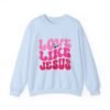 Christian Valentine’s Day Crewneck | Love Like Jesus Design
