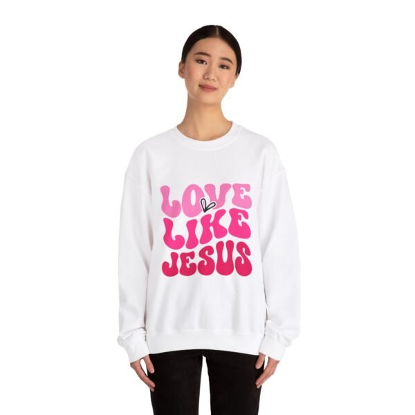 Christian Valentine’s Day Crewneck | Love Like Jesus Design