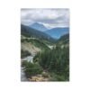 Nature Canvas Wall Art | Stunning Mountain River Scene for Modern Living Spaces