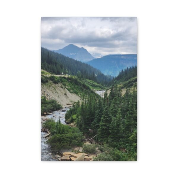 Nature Canvas Wall Art | Stunning Mountain River Scene for Modern Living Spaces