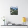 Nature Canvas Wall Art | Stunning Mountain River Scene for Modern Living Spaces