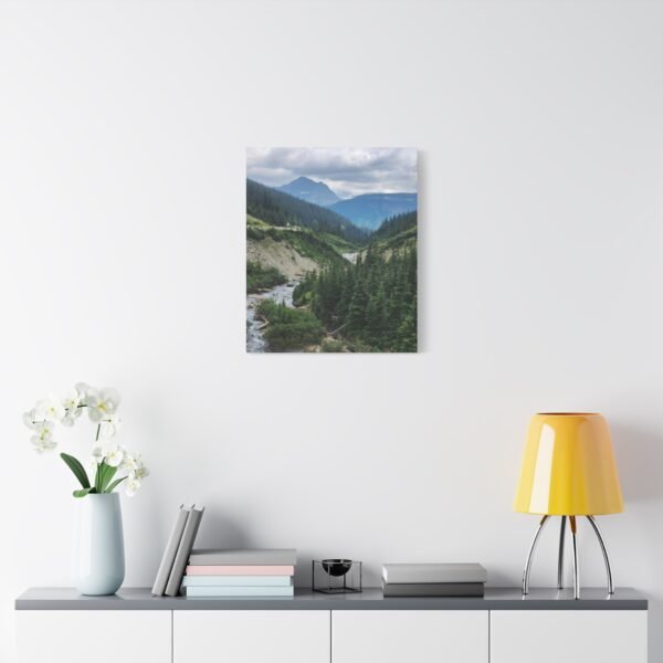 Nature Canvas Wall Art | Stunning Mountain River Scene for Modern Living Spaces