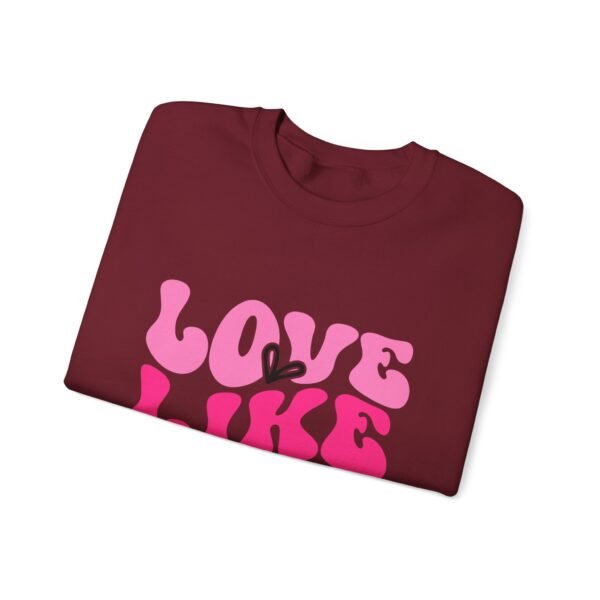 Christian Valentine’s Day Crewneck | Love Like Jesus Design
