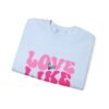 Christian Valentine’s Day Crewneck | Love Like Jesus Design