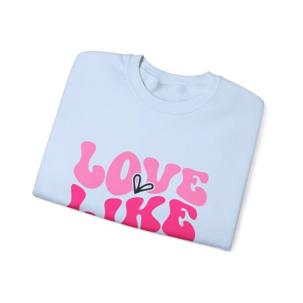 Christian Valentine’s Day Crewneck | Love Like Jesus Design