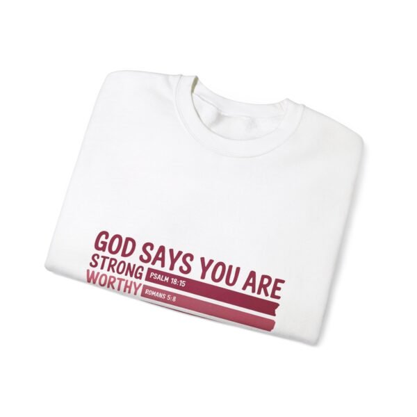 God Says You Are Crewneck | Christian Valentine Day Gifts