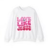 Christian Valentine’s Day Crewneck | Love Like Jesus Design
