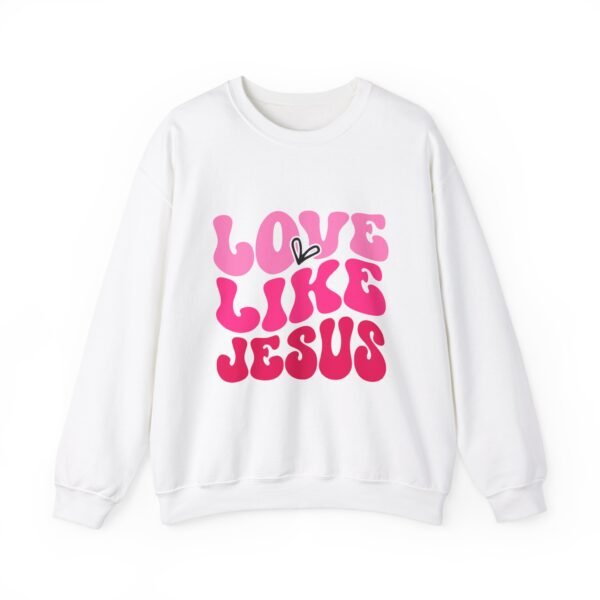 Christian Valentine’s Day Crewneck | Love Like Jesus Design