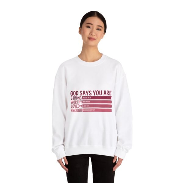 God Says You Are Crewneck | Christian Valentine Day Gifts
