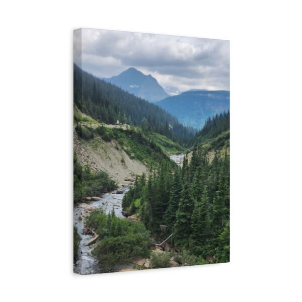 Nature Canvas Wall Art | Stunning Mountain River Scene for Modern Living Spaces