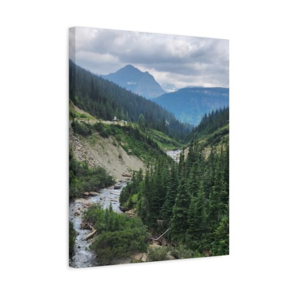 Nature Canvas Wall Art | Stunning Mountain River Scene for Modern Living Spaces