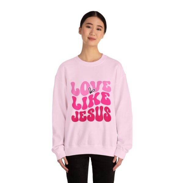 Christian Valentine’s Day Crewneck | Love Like Jesus Design