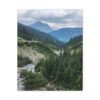 Nature Canvas Wall Art | Stunning Mountain River Scene for Modern Living Spaces
