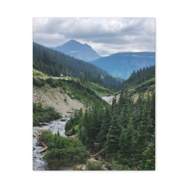 Nature Canvas Wall Art | Stunning Mountain River Scene for Modern Living Spaces