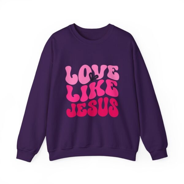 Christian Valentine’s Day Crewneck | Love Like Jesus Design