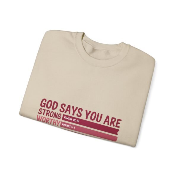 God Says You Are Crewneck | Christian Valentine Day Gifts