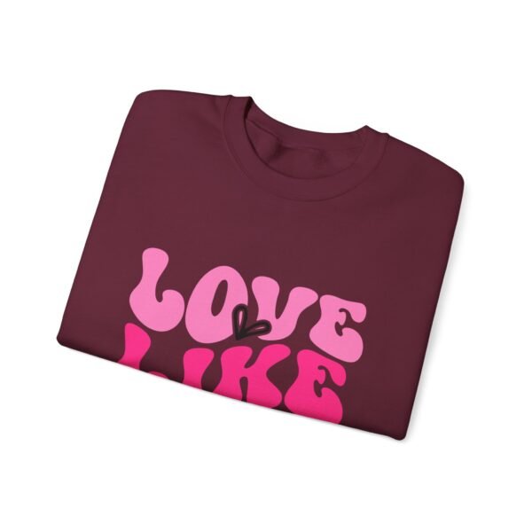 Christian Valentine’s Day Crewneck | Love Like Jesus Design