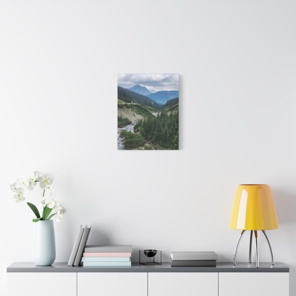 Nature Canvas Wall Art | Stunning Mountain River Scene for Modern Living Spaces