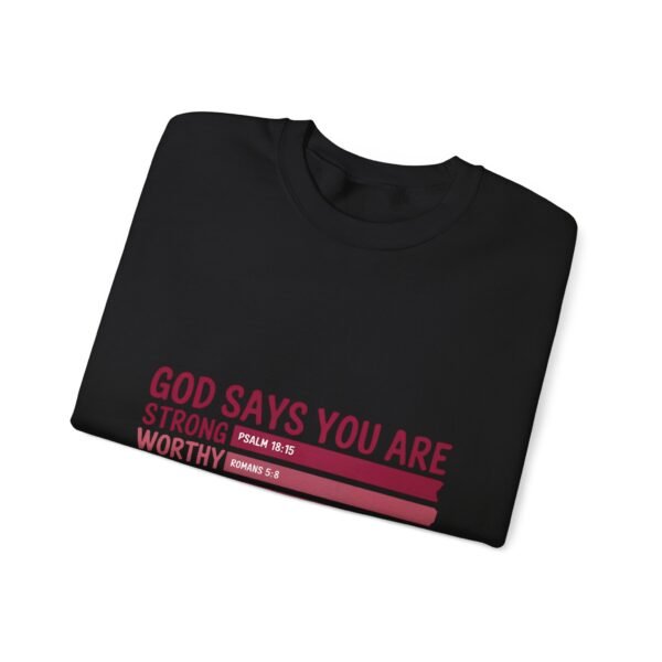 God Says You Are Crewneck | Christian Valentine Day Gifts
