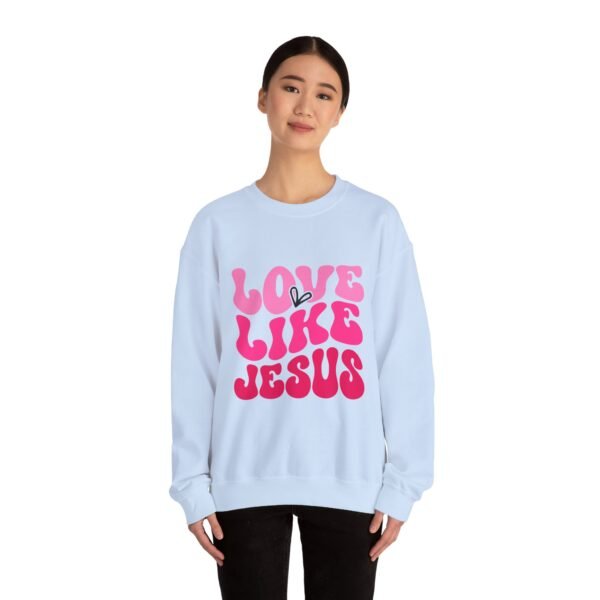 Christian Valentine’s Day Crewneck | Love Like Jesus Design