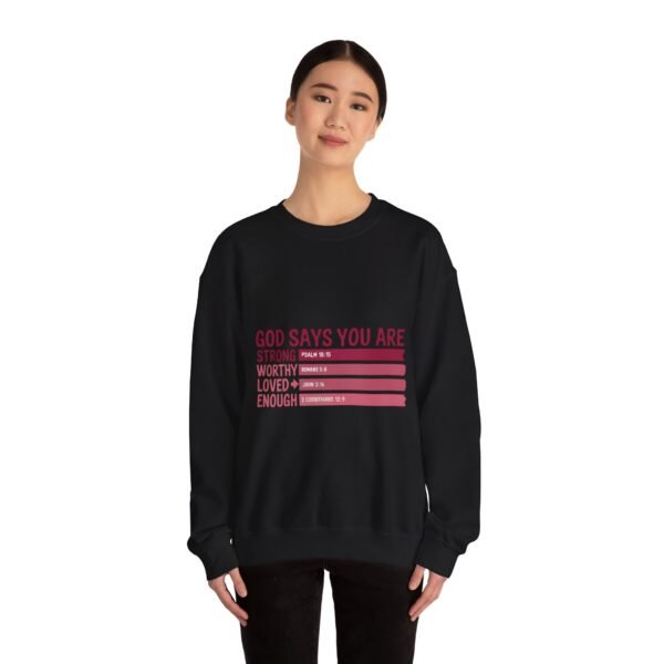 God Says You Are Crewneck | Christian Valentine Day Gifts