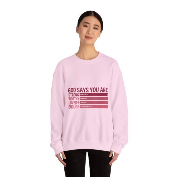 God Says You Are Crewneck | Christian Valentine Day Gifts