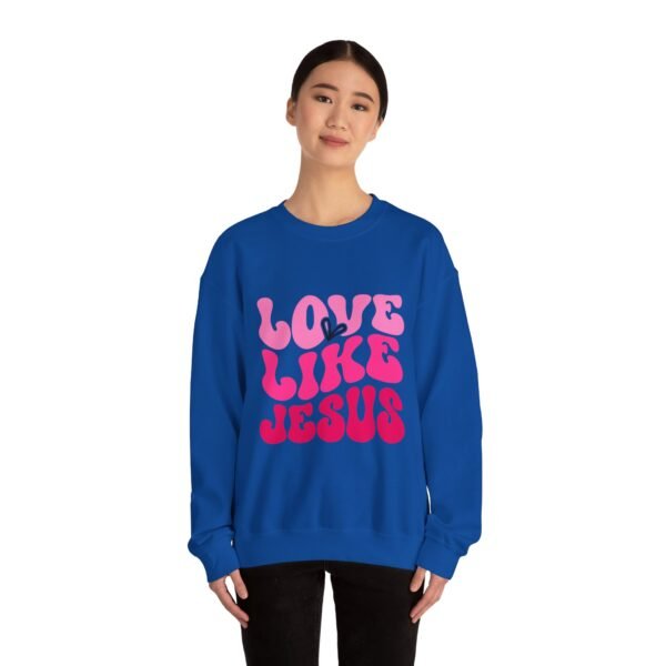 Christian Valentine’s Day Crewneck | Love Like Jesus Design