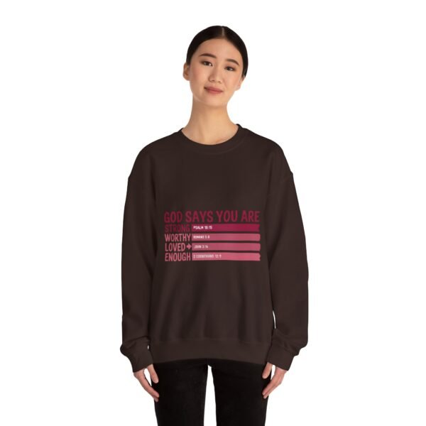 God Says You Are Crewneck | Christian Valentine Day Gifts