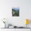Nature Canvas Wall Art | Stunning Mountain River Scene for Modern Living Spaces