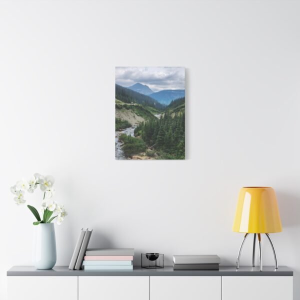 Nature Canvas Wall Art | Stunning Mountain River Scene for Modern Living Spaces
