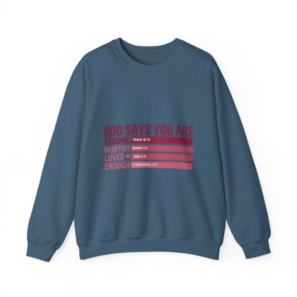 God Says You Are Crewneck | Christian Valentine Day Gifts